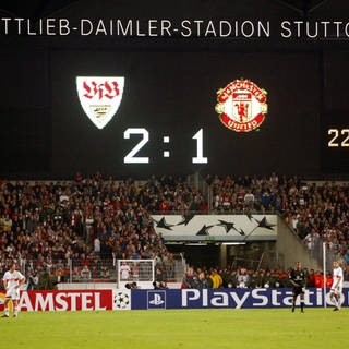 Am 1. Oktober 2003 besiegte der VfB Stuttgart im Gruppenspiel der Champions League Manchester United mit 2:1.