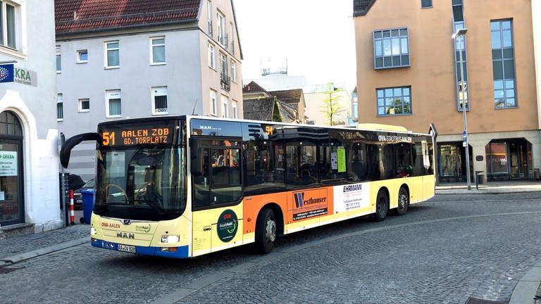 SWR trifft Stadtbus Aalen - Haltetsellen einsprechen am verkaufsoffenen Sonntag