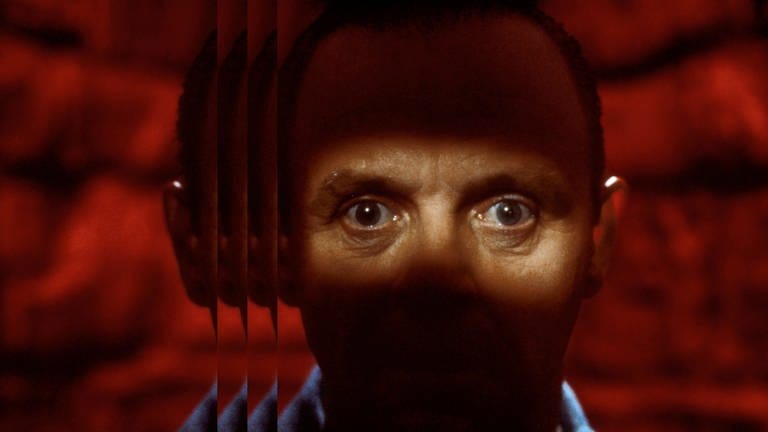 Anthony Hopkins im Schatten als Hannibal Lecter in "Das Schweigen der Lämmer" (Foto: IMAGO, IMAGO / Allstar)